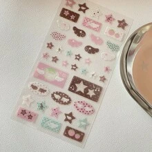 Korean Style Musical Note Strawberry Star Stickers Phone Case Decoration Decals School Supplies - Multicolor - View 12