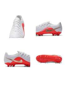 Nike 男款 TIEMPO MAESTRO ACADEMY AG 26 新款人造草皮比賽足球鞋 IB4479-100 - 白色/紅色 - 查看 11