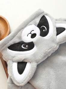 PETCIRCLE 1PC Pet Clothes Small Dog Puppy Cat Cute Soft Warm Windproof Fleece Short Transform Costume - Raccoon - Grey - View 7