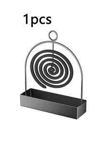 1/2pcs Metal Mosquito Coil Holder, Suitable For Hanging Or Incense, Perfect For Living Room/Bedroom Decor And Outdoor Camping - Multicolor - View 7