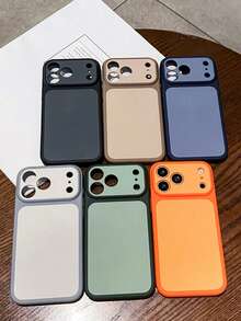 Luxury Skin-Friendly Matte Dual-Tone Premium Phone Case Compatible With IPhone 17 Pro Max 17 Pro 17 16 Pro Max 16 Pro 16 15 Pro Max 15 Pro 15 Pro Max 15 Pro Shockproof Hard Shell Back Cover Couple Gift - Grayish White - View 7
