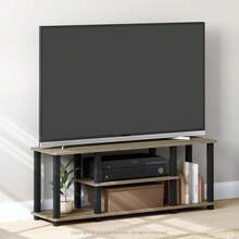 Soportes de televisión & centros de entretenimiento - Roble francés/Negro - Ver 2