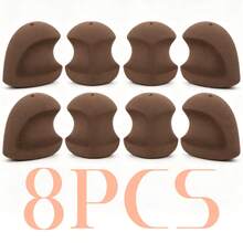 2/4/6/8/12PCS Optional Brown Iron Shape Multi-Functional Makeup Sponge Wet Dry Use Foundation Blender Cosmetic Beauty Tool - Multicolor - View 14