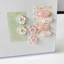 2/4/8pcs Pink Floral Refrigerator Stickers, Oval And Floral Shaped Refrigerator Magnets, Kitchen Photo Stickers, Decorative Accessories - Multicolor - View 5
