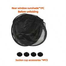 Car Rear Window Sunshade, Vehicle Protective Cover, Car Rear Window Sunshade Net, Heat Insulation And UV Protection - A - View 6