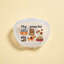 1pc Mini Small Capacity Transparent Visible Storage Box, Pet Theme Printed Sealed Storage Box, Suitable For Portable Grain Storage/Outdoor Feeding/Pet Party Scenes, Small Gift For Pet Owners - Clear - View 5