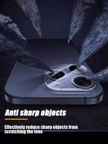 MSRI 3pcs/Pack, One-Piece Lens Protector, Pure Glass, High Hardness Anti-Collision Anti-Scratch Anti-Sharp, Strong Adhesion No Peeling, Easy Installation, Compatible With IPhone17e/17 Pro Max/17 Pro/17Air/17/16 Pro Max/16 Pro/16 Plus/16/15 Pro Max/15//14/13/12 And Other Models. - Clear - View 5