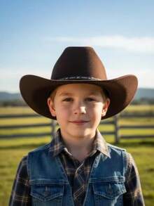 Kids Hats - Chocolate Brown - View 6