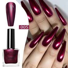 Fashionable Metal Mirror Nail Polish, Quick Drying, Long-Lasting Glossy Finish, Multiple Colors Available - Multicolor - View 10