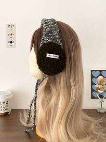 Cute Cat Ear Faux Fur Foldable Ear Warmers, Women's Windproof & Warm Winter Ear Covers, Outdoor Cycling Daily Cold Weather Accessory - Multicolor - View 4