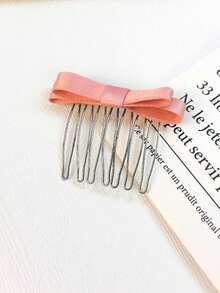 2026 New Bow Hair Comb Hair Clip Hair Accessory For Women, Princess Style Braided Hair Styling Tool - Multicolor - View 13