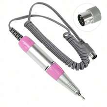 Electric Nail Polishing Pen With Polishing And Grinding Heads, Adjustable Speed Wired Nail Tool, Home DIY Quiet Nail Set (DC2 Pin Plug, Beginner-Friendly Design), Nail Care, Gift For Friends, Fully Automatic Nail Polishing - Multicolor - View 14