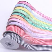1/2/4PCS Red And White Plaid Ribbon, Valentine's Day Bow Ribbon, Suitable For Party Decoration, Holiday Food Gift Wrapping, Simple And Atmospheric Creative Gift - Multiple Styles - View 4