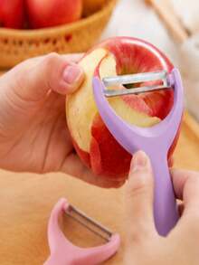 2pcs Peeler Set, Thin Skin Peeler To Reduce Waste, Ergonomic Handle Kitchen Tool, Suitable For Carrots And Potatoes - Multicolor - View 3