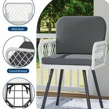 Patio Lounge Chair & Swing Chair - A - View 2