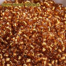 1000pcs Shiny Charm Czech Glass Seed Beads For DIY Jewelry Making Bracelet Necklace Earring Sewing Craft Accessories - Millet Pearl - View 27