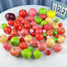 Realistic Artificial Red Apple With Stem, Faux Fruit Decor, Simulated Fruit Ornament For Christmas Home Tabletop Decoration, Fruit Basket Filler And Photography Prop - Red - View 6