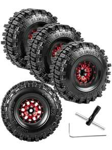 Kids Wheels & Tires - 紅色遙控車輪輪胎 - 查看 2