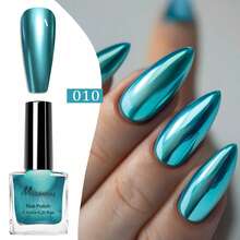 Fashionable Metal Mirror Nail Polish, Quick Drying, Long-Lasting Glossy Finish, Multiple Colors Available - Multicolor - View 15