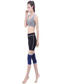 2pcs Sports Knee Support Sleeves, Breathable Elastic Knee Guards, Suitable For Running, Fitness, Basketball, Unisex, Knee Protection Products - Multicolor - View 9