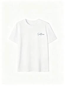 Camisetas de hombre, conjuntos de verano, ropa urbana, camisetas de algodón, adecuadas para el verano, moda, playa - Blanco - Ver 3