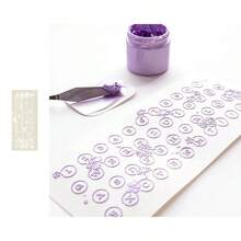 2026 Novo Estêncil Reutilizável para Artesanato com Padrões Florais, Animais e Palavras em Alemão para Fazer Cartões DIY, Scrapbooking e Diários - LY0027 - Visão 6