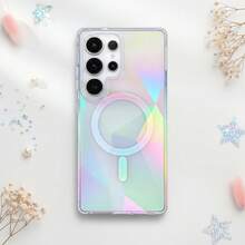 Phone Case Compatible With IPhone 17 And 16 Pro Max, Colorful Feather Pattern, Magnetic Protective Cover, Waterproof, Shockproof, Anti-Drop, Anti-Scratch - Multicolor - View 141