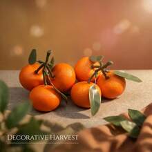 3-Prong Orange 2-Set 4-Set Artificial Orange, Artificial Fruit, For Decoration, Realistic Artificial Orange, Suitable For Home, Kitchen, Cabinet Decoration, Also Can Be Used As Photography Props - Multicolor - View 10
