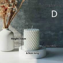 Textured Bubble Scented Candle Set, Home Decor Aromatic Candles, Candle Holder, Soy Wax Candles, Room Decoration, Holiday Decoration - Bubble Candles - View 22