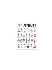 1pc Letter Wall Art Canvas Print, Wall Decor, Suitable For Home Office, Bedroom, Living Room, Classic Modern Style, Educational Wall Decor, Halloween Christmas Decoration, Christmas Gift For Her/Him, Back To School Wall Decor, Framed/Unframed - 1pc - View 13