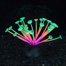 Soft Silicone Glow In The Dark Aquarium Coral Jewelry Soft Silicone And Realistic Color Change Glow In The Dark Creates Visual Effects That Are Easy To Place In The Aquarium Decoration - A - View 12