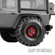Kids Wheels & Tires - 紅色遙控車輪輪胎 - 查看 4