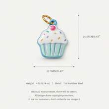 1pc New Animal Pendant, Exquisite Cartoon Style, 18K Gold PVD Plated 316 Stainless Steel Material, Waterproof And Fade-Resistant, Suitable For DIY Creative Necklace, Bracelet, Earrings, Bag Chain, Keychain, Waterproof And Sweat-Resistant, Suitable For Daily Casual Wear - Multicolor - View 22