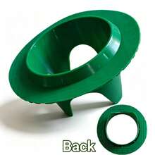 Cuttable Ring Sprinkler Head Protector - ABS Lawn Irrigation Anti-Collision Guard, Protects Against Lawn Mower/Trimmer Damage, Bottom Groove For Water Pipe/Wire Pass-Through, 4-Leg Easy Installation, Universal Fit - Nozzle Protector - View 6