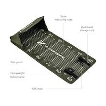 LEOFISHING 60CM Foldable Fish Measuring Mat Heavy Wear-Resistant Oxford Fishing Ruler Portable Lightweight For Boat Bank Sea Fishing No Extra Ruler Needed - Olive Green - View 4