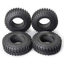 RCLIONS 4 neumáticos RC Crawler de 1.9 pulgadas con inserto de espuma de 106 mm de diámetro exterior para 1/10 RC Crawler Car SCX10, TRX4, SCX10 II - como en la imagen - Ver 5