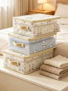 Foldable Fabric Clothes Storage Box Drawer Organizer Large Capacity Wardrobe Closet Storage Bin For Garment Underwear Sweater - View 3