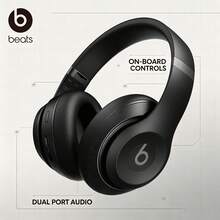Headphone Nirkabel Over-Ear Beats Studio Pro, Headset Bluetooth Peredam Kebisingan dengan ANC Aktif, Driver Distorsi Rendah 40mm, Pengisian Daya Cepat, Bantalan Telinga Busa Memori yang Empuk, Desain Ringan dan Nyaman, Aksesori Audio Premium untuk Musik, Perjalanan, dan Penggunaan Sehari-hari - View 8