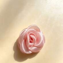 1 Stück/10 Stücke DIY rosa Stoffblume, handgefertigte Bastelblume Ornament, Haaraccessoire Blume, dekoratives Blumenaccessoire für Festivals, perfekt für Weihnachten, Halloween & alle Feiertagsdekorationen - Verschiedenfarbig - Übersicht 10