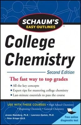 Pre-Owned Schaum's Easy Outlines Of College Chemistry, Second Edition (Paperback) By Jerome Rosenberg, Lawrence M Epstein, Peter Krieger - Single Book - View 1