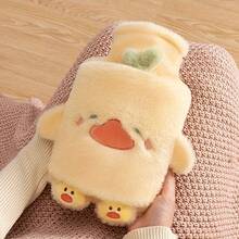 1000ml Warm Water Bottle With PVC Lining, Cute Plush Animal Design, Detachable Portable Menstrual Heating Pad, Suitable For Hands And Feet, Fast Heating And Long-Lasting Warmth - Multiple Styles - View 8