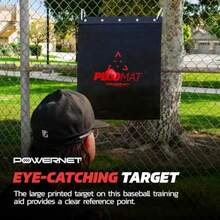 Plyometric Softball And Baseball Training Equipment - Weighted Plyo Balls, Hanging Mat, Portable Backstop And - Throwing Pitching Trainer - View 5