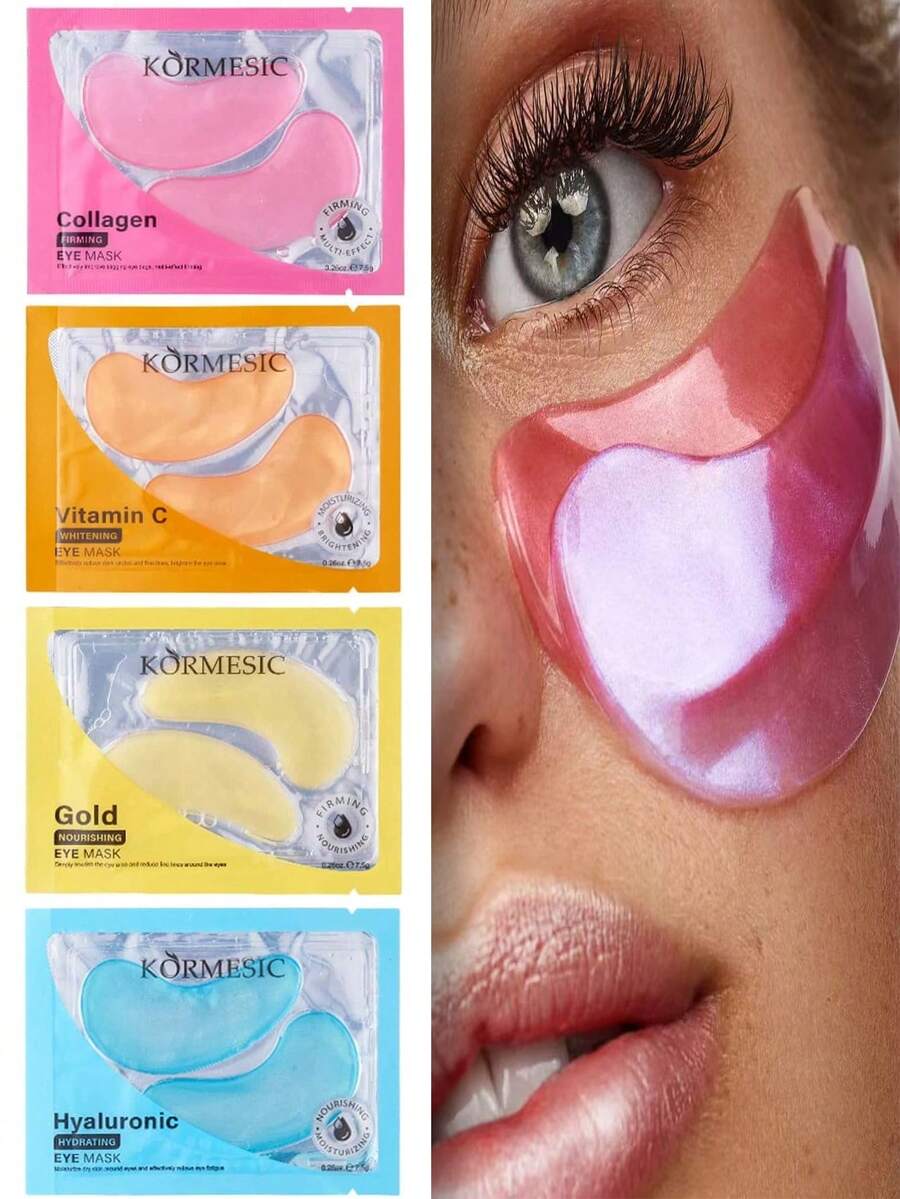 Reusable Gel Ice Pack, Cooling Eye Pads And Eye Patches, Hot And Cold Compress Eye Bags, Relax Eyes, Christmas Gift, Summer Cooling - Multiple Styles - View 1