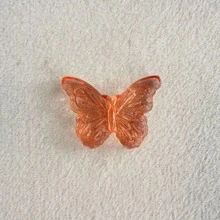 16件透明壓花蝴蝶壓克力貼片，多色透明蝴蝶片，適用於復古髮夾、手鍊、耳環手工串珠配件 - 彩色 - 查看 17