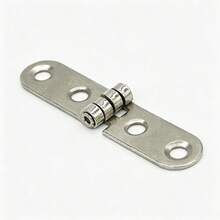 10pcs 180 Degree Folding Hinge, Rounded Long Strip Hinge Frame Accessories, Suitable For Tables, Computer Desks, Sewing Machines. - Hinge 64-14mm - View 6
