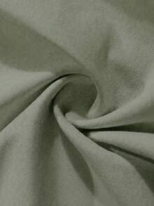 Women's T-Shirt In Pure Cotton With A Crew Neck, Solid Basic Style, Ideal For Everyday Summer Wear - 橄欖綠 - 查看 5