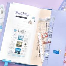 M5 Double-Sided Sticker Book, Salt-Style Ins Planner DIY Decorative Collage Stickers - 1 Set - View 9