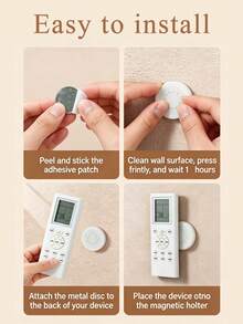1/3/5pcs Remote Control Holder - Remote Organizer, Floating Wall Mount, Hole-Free Installation, Remote Control Wall Hanger, Storage Rack For Living Room Wall, Wall Hanging Holder,Home Decor,Decor,Home Decor,Key Holder Wall,Bedroom Decor - Multicolor - View 7