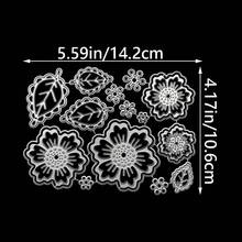 DIY 花卉與葉片金屬碳鋼模切模板，適用於紙藝、壓花與蝕刻 - MC1456 - 查看 11