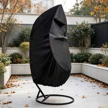Weather-Resistant Egg Chair Cover, Outdoor Garden Terrace Hanging Swing Egg Chair Protective Cover, Furniture Cover - Dustproof Eggshell Rain Cover - View 7